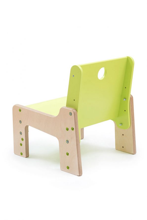 dětský rostoucí nábytek - židle zelená