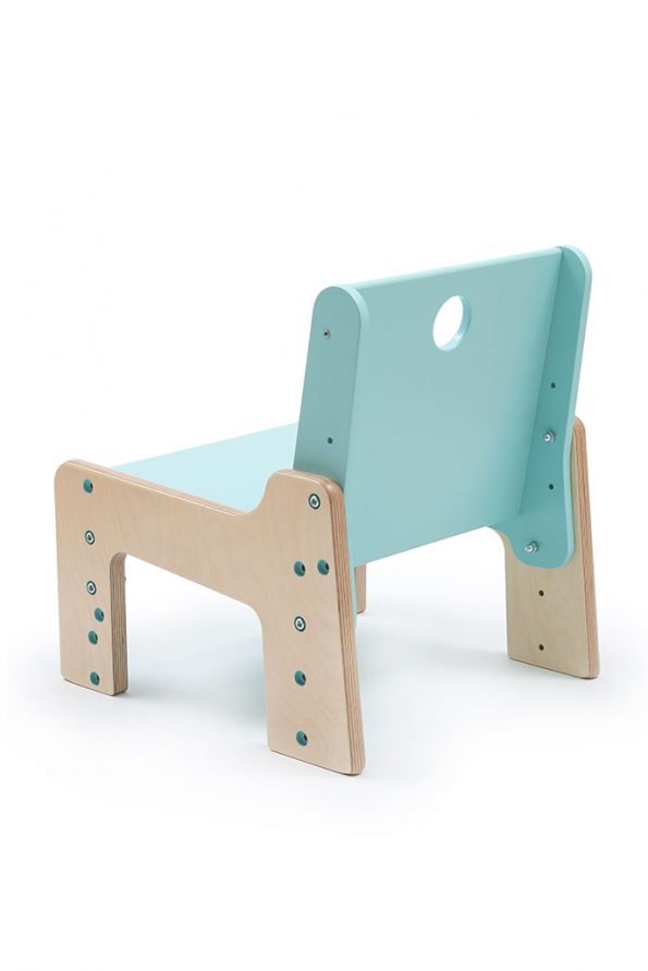 dětský rostoucí nábytek - židle modrá
